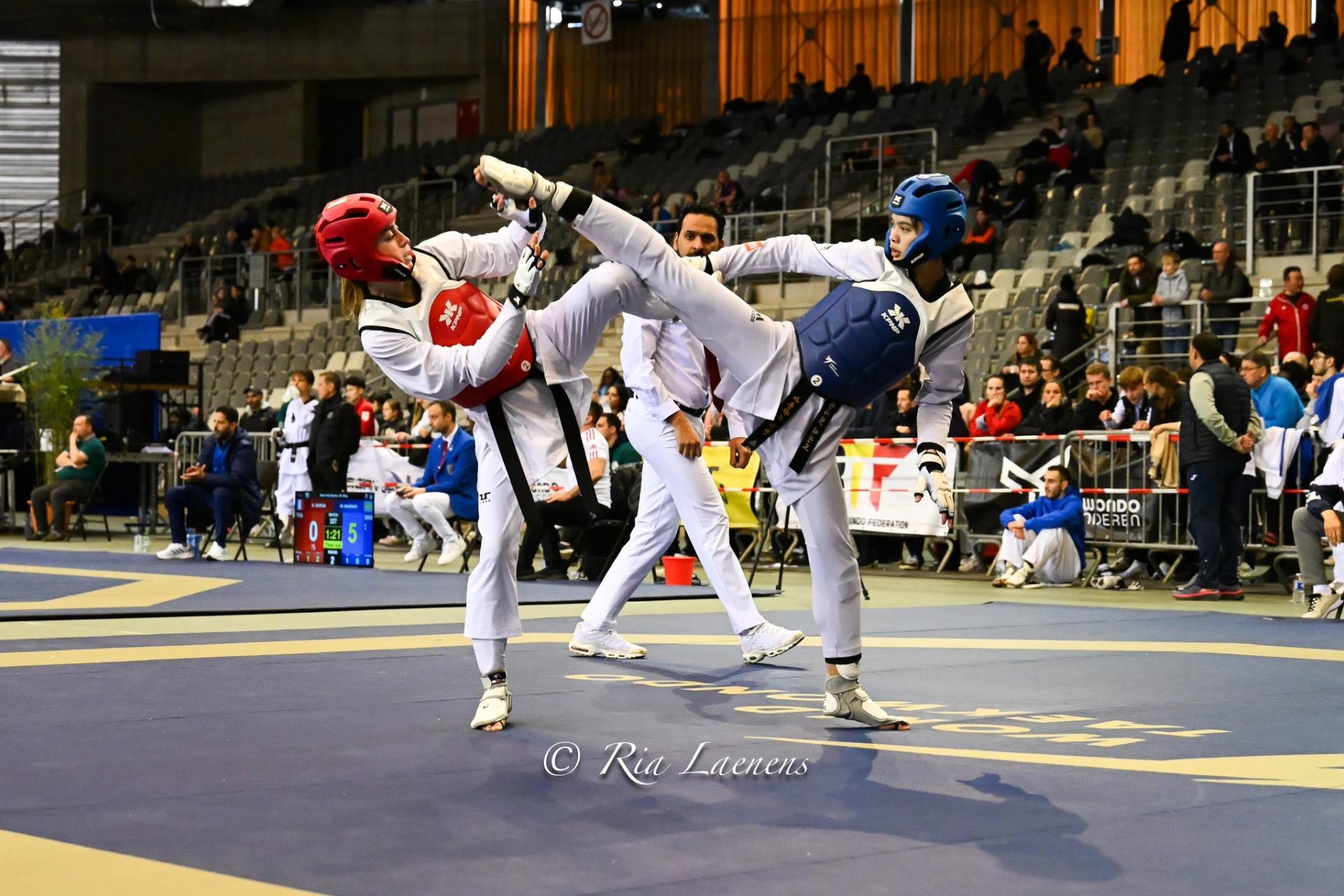 Taekwondo wedstrijd